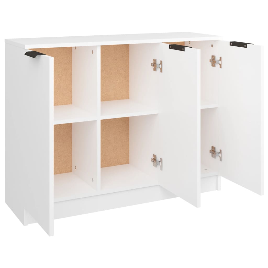 Modern Wooden 3 Door Sideboard Storage Cabinet Wood Dining Room Unit