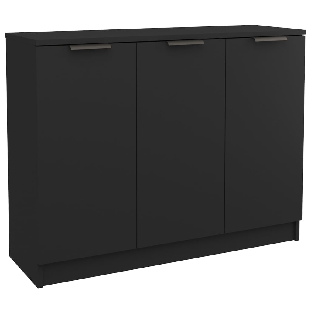 Modern Wooden 3 Door Sideboard Storage Cabinet Wood Dining Room Unit