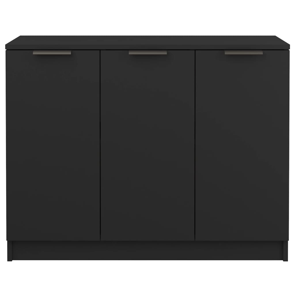 Modern Wooden 3 Door Sideboard Storage Cabinet Wood Dining Room Unit