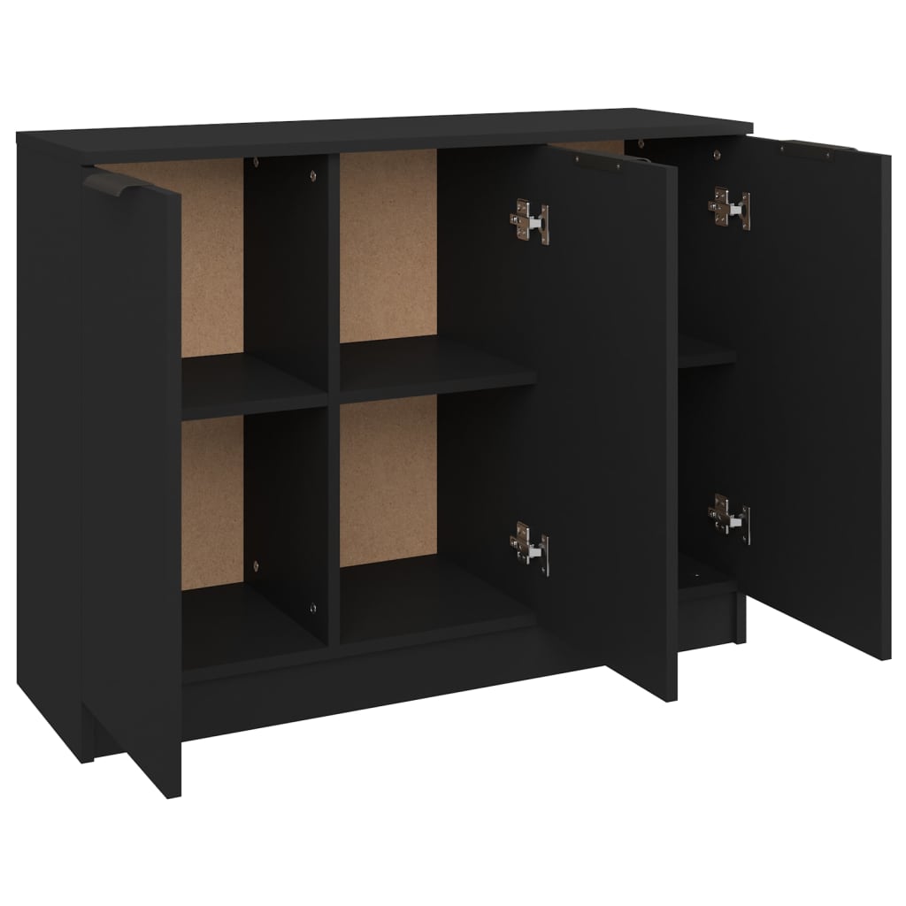 Modern Wooden 3 Door Sideboard Storage Cabinet Wood Dining Room Unit