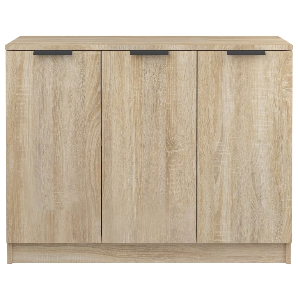 Modern Wooden 3 Door Sideboard Storage Cabinet Wood Dining Room Unit