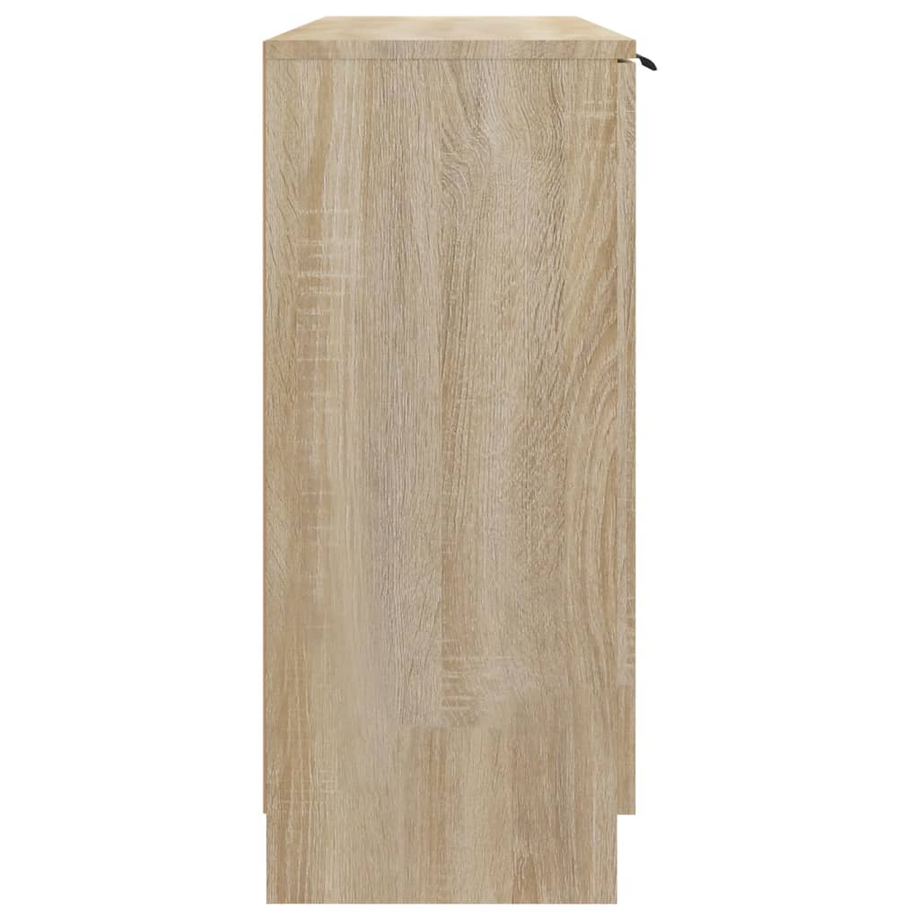 Modern Wooden 3 Door Sideboard Storage Cabinet Wood Dining Room Unit