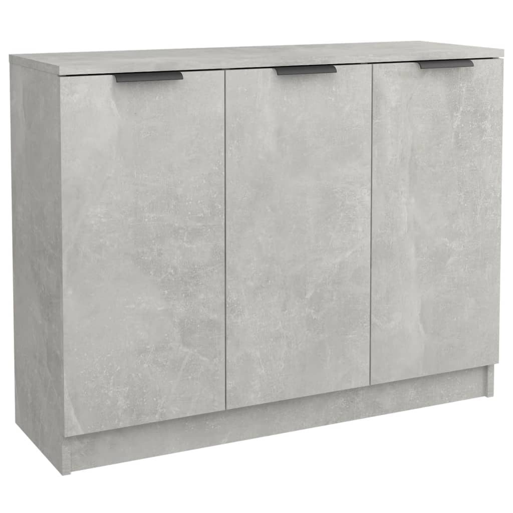 Modern Wooden 3 Door Sideboard Storage Cabinet Wood Dining Room Unit