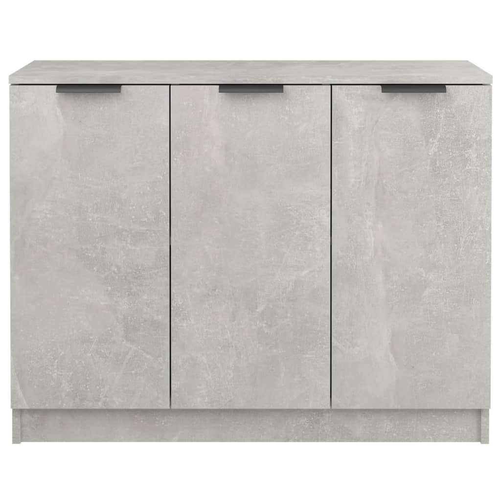 Modern Wooden 3 Door Sideboard Storage Cabinet Wood Dining Room Unit