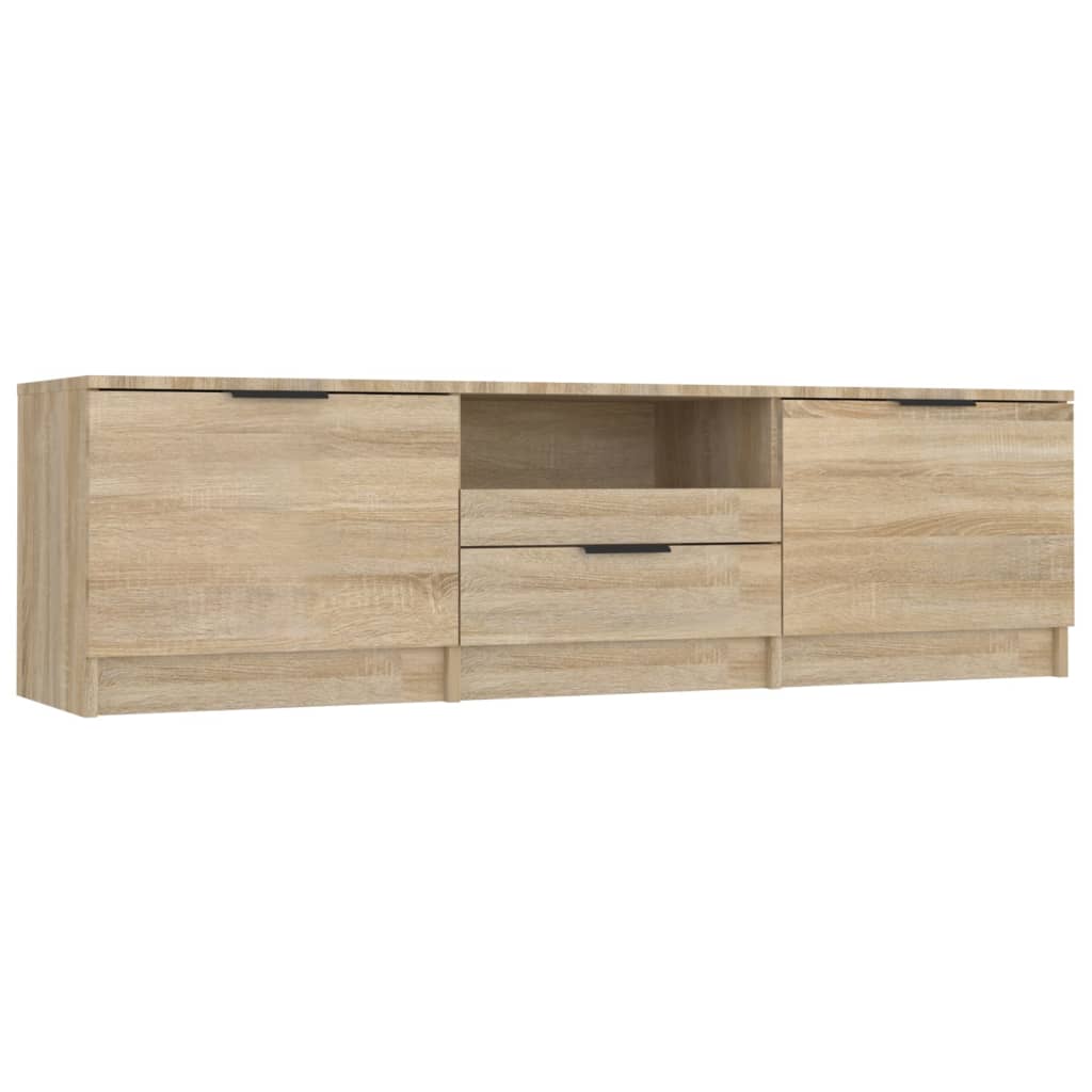 Modern Wooden 55 Inch TV Tele Stand Unit Cabinet With 3 Storage Drawers