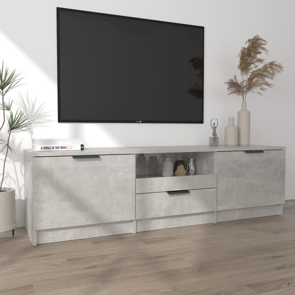 Modern Wooden 55 Inch TV Tele Stand Unit Cabinet With 3 Storage Drawers
