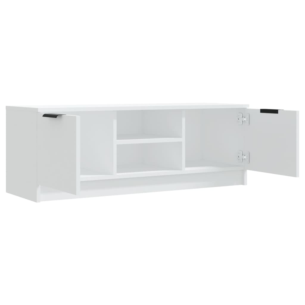 Modern Wooden 40 Inch TV Tele Stand Unit Cabinet With With 2 Doors & Open Shelves