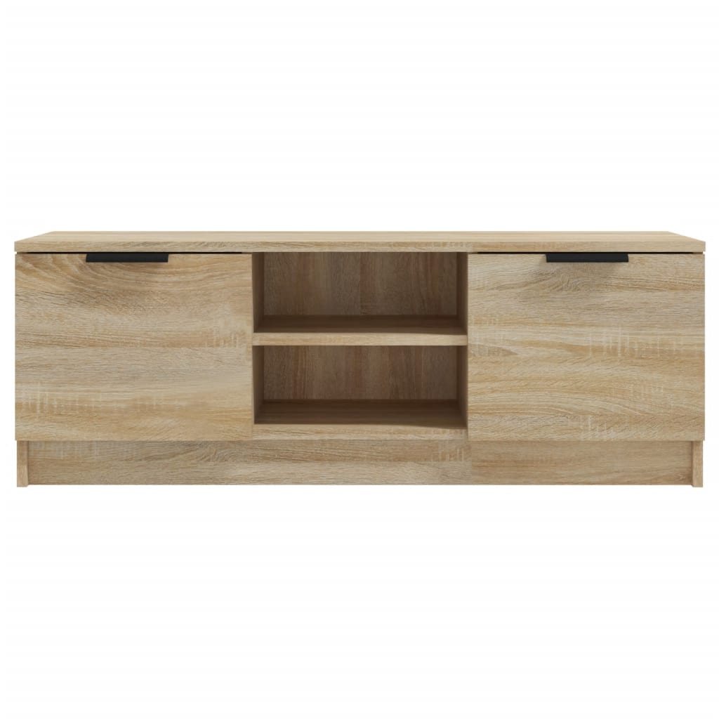 Modern Wooden 40 Inch TV Tele Stand Unit Cabinet With With 2 Doors & Open Shelves