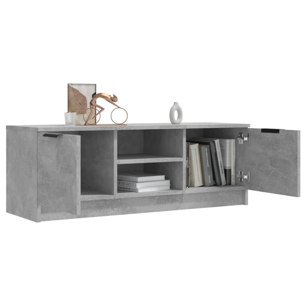 Modern Wooden 40 Inch TV Tele Stand Unit Cabinet With With 2 Doors & Open Shelves