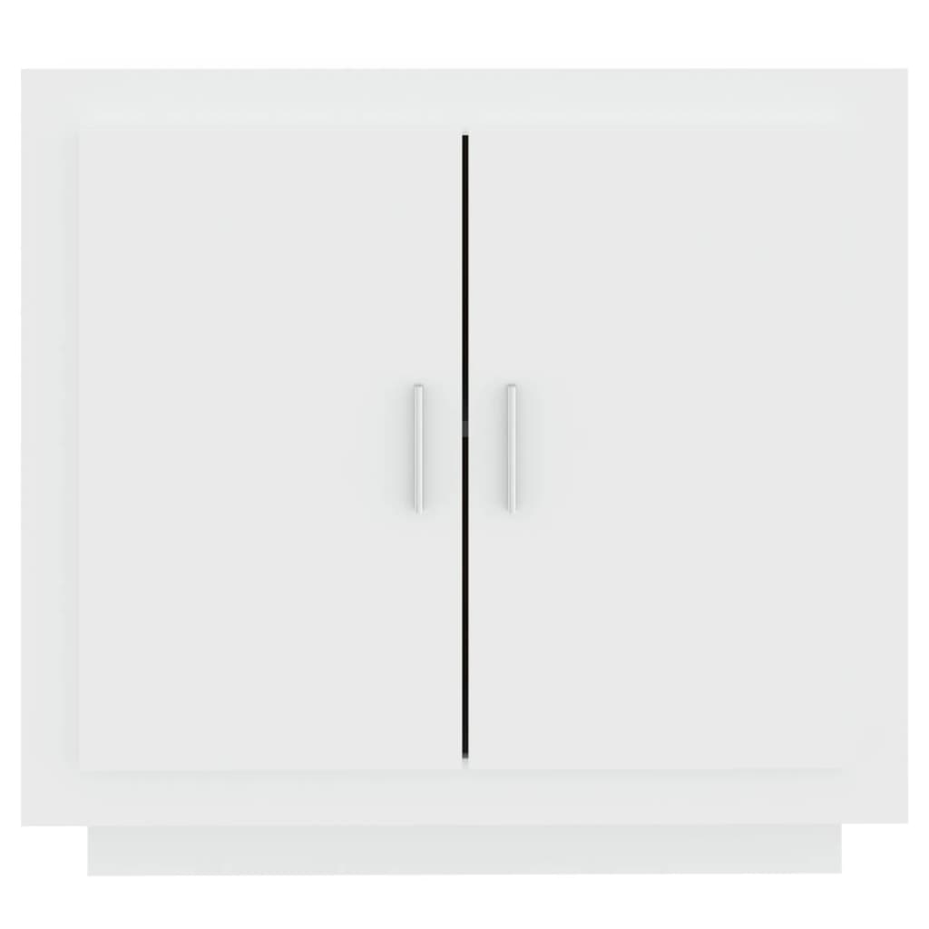 Sideboard White 80x40x75 cm Engineered Wood