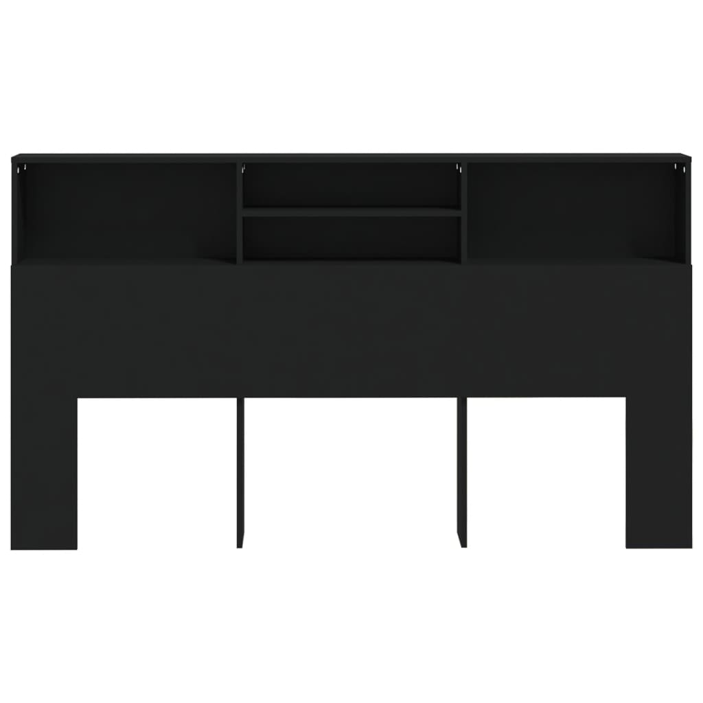 Modern Wooden Super King Size 1.8m Headboard Cabinet With Open Storage Shelves