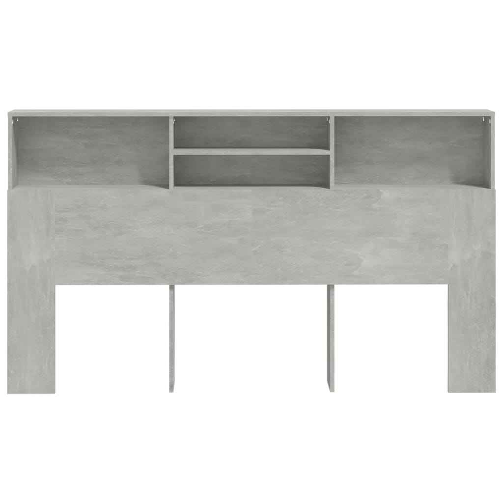 Modern Wooden Super King Size 1.8m Headboard Cabinet With Open Storage Shelves