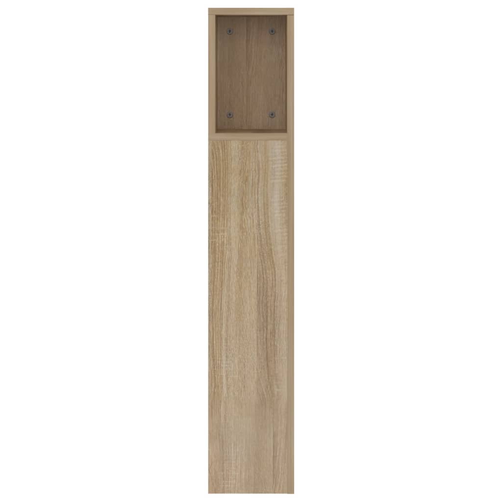 Modern Wooden Queen Size 1.6m Bed Headboard With Open Storage Compartments