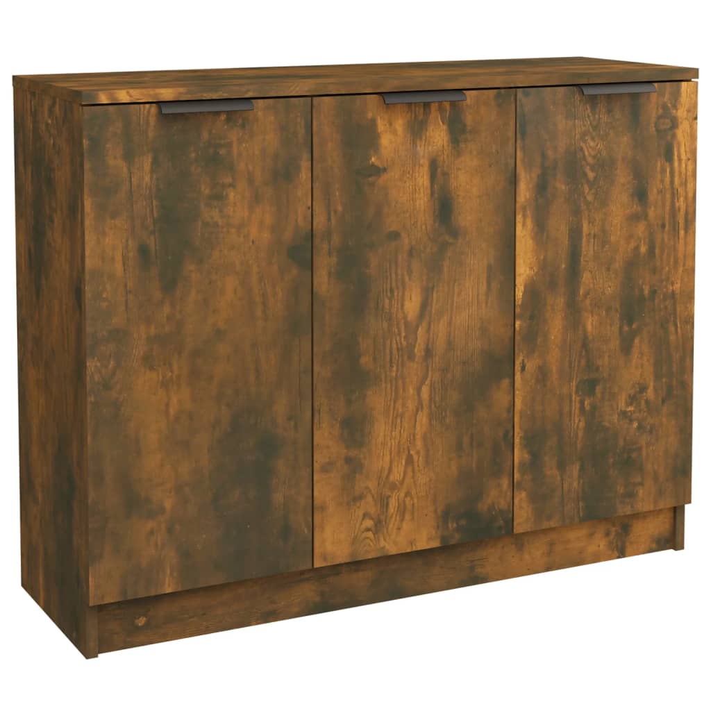 Modern Wooden 3 Door Sideboard Storage Cabinet Wood Dining Room Unit