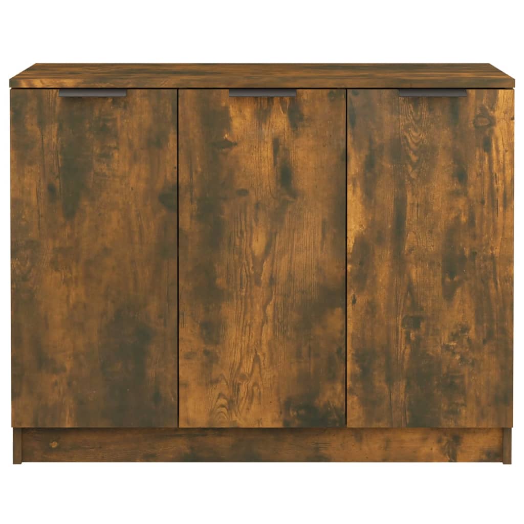 Modern Wooden 3 Door Sideboard Storage Cabinet Wood Dining Room Unit
