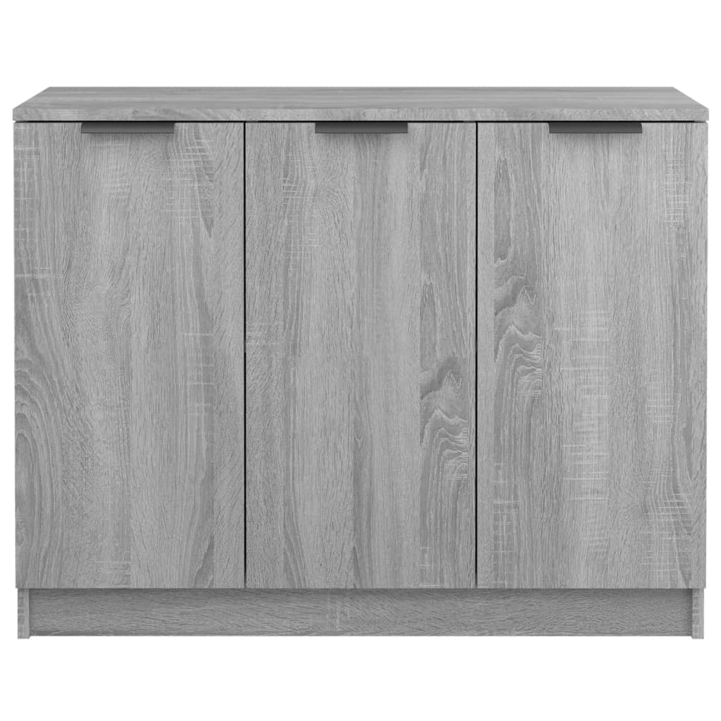 Modern Wooden 3 Door Sideboard Storage Cabinet Wood Dining Room Unit
