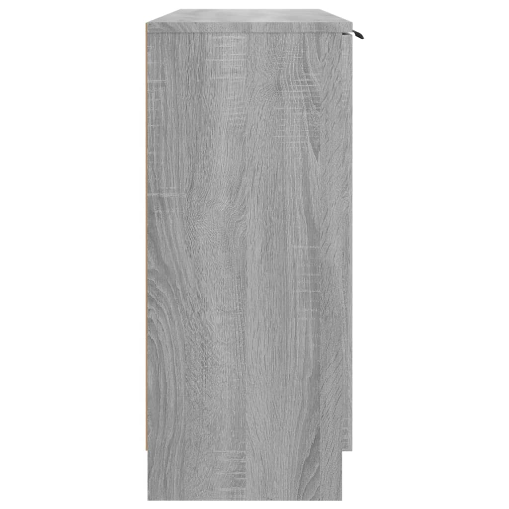 Modern Wooden 3 Door Sideboard Storage Cabinet Wood Dining Room Unit