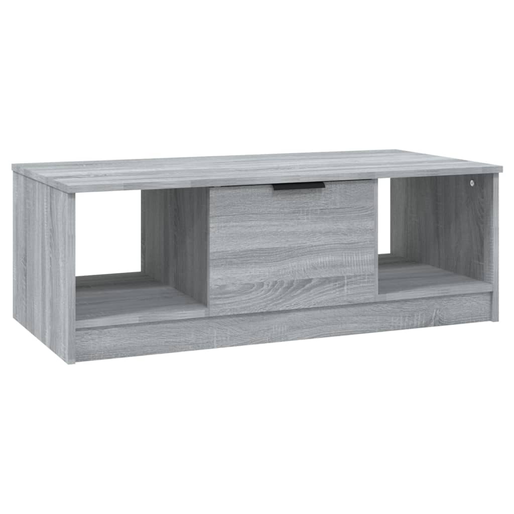 Coffee Table Grey Sonoma 102x50x36 cm Engineered Wood