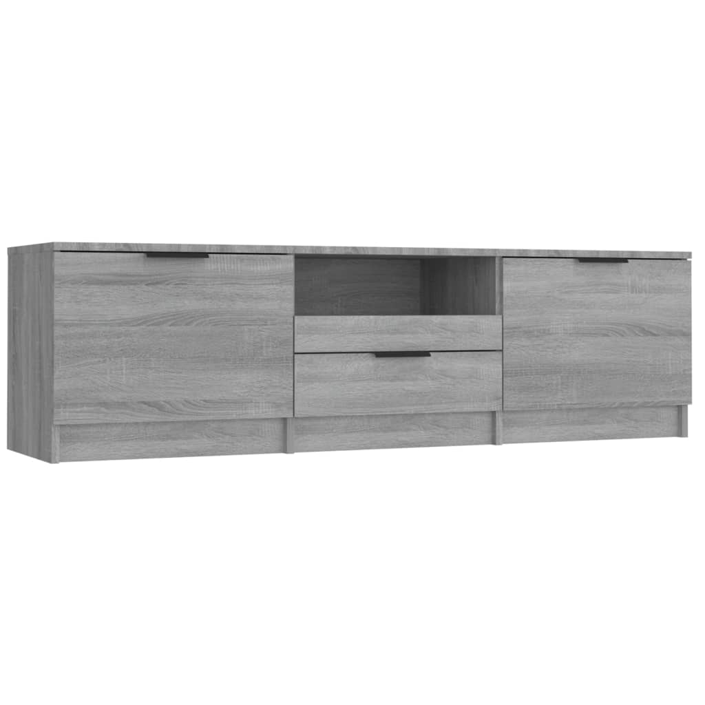 Modern Wooden 55 Inch TV Tele Stand Unit Cabinet With 3 Storage Drawers