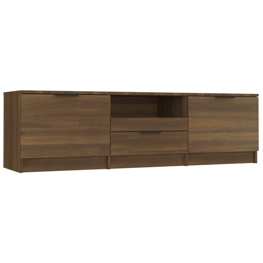 Modern Wooden 55 Inch TV Tele Stand Unit Cabinet With 3 Storage Drawers