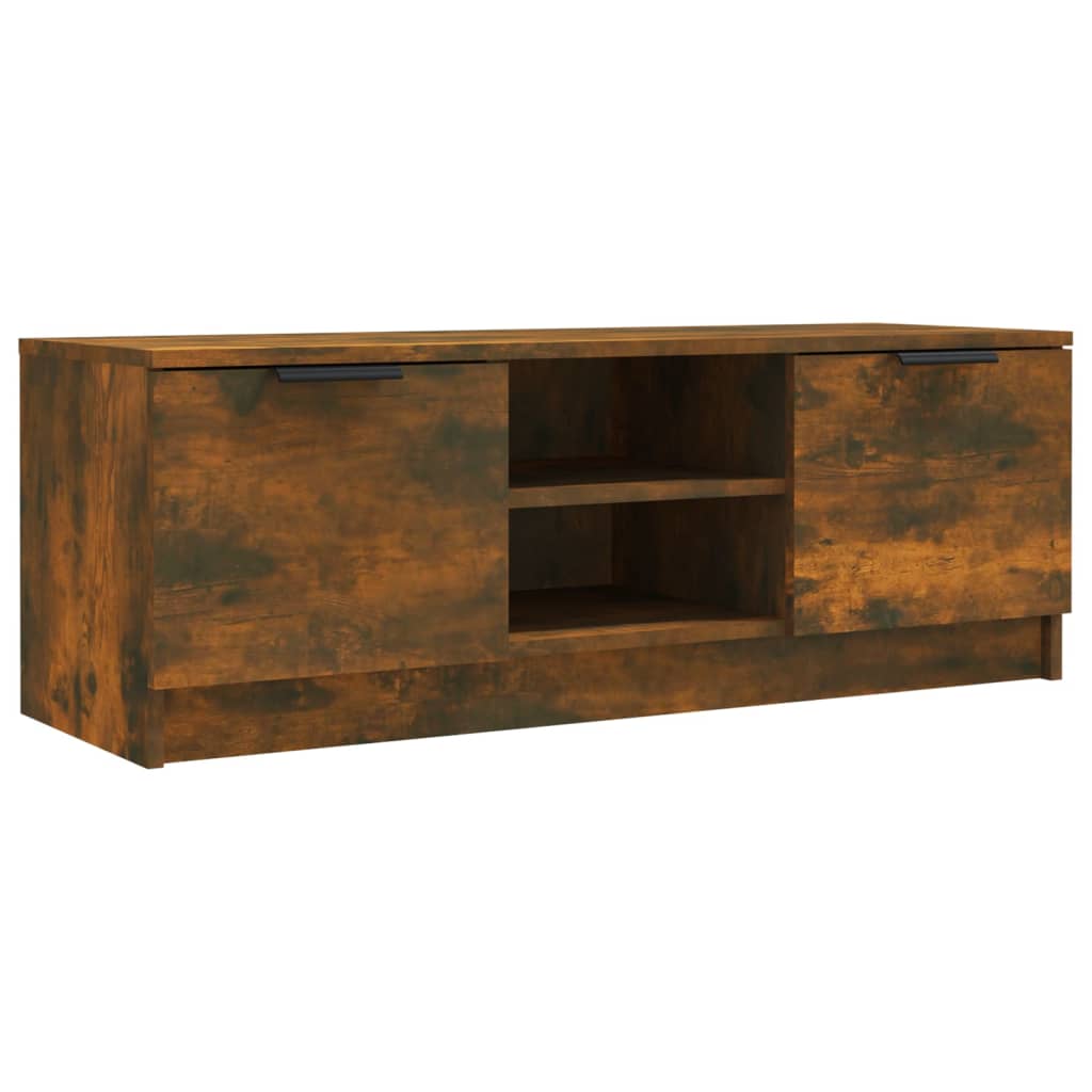 Modern Wooden 40 Inch TV Tele Stand Unit Cabinet With With 2 Doors & Open Shelves