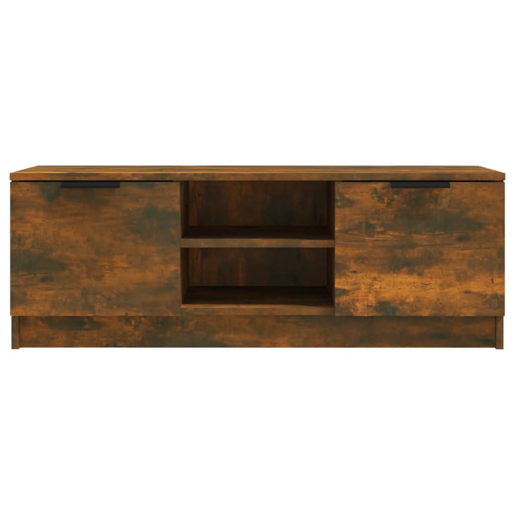 Modern Wooden 40 Inch TV Tele Stand Unit Cabinet With With 2 Doors & Open Shelves