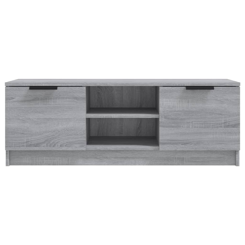 Modern Wooden 40 Inch TV Tele Stand Unit Cabinet With With 2 Doors & Open Shelves
