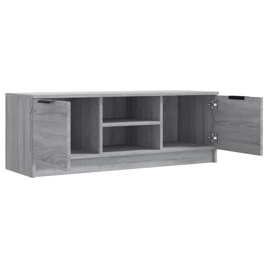 Modern Wooden 40 Inch TV Tele Stand Unit Cabinet With With 2 Doors & Open Shelves