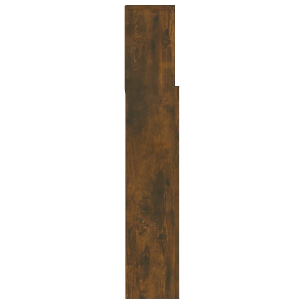 Modern Wooden Super King Size 1.8m Headboard Cabinet With Open Storage Shelves