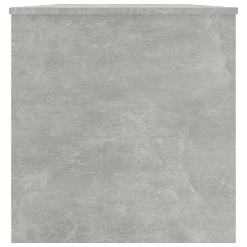 809651 vidaXL Coffee Table Concrete Grey 102x50x52,5 cm Engineered Wood