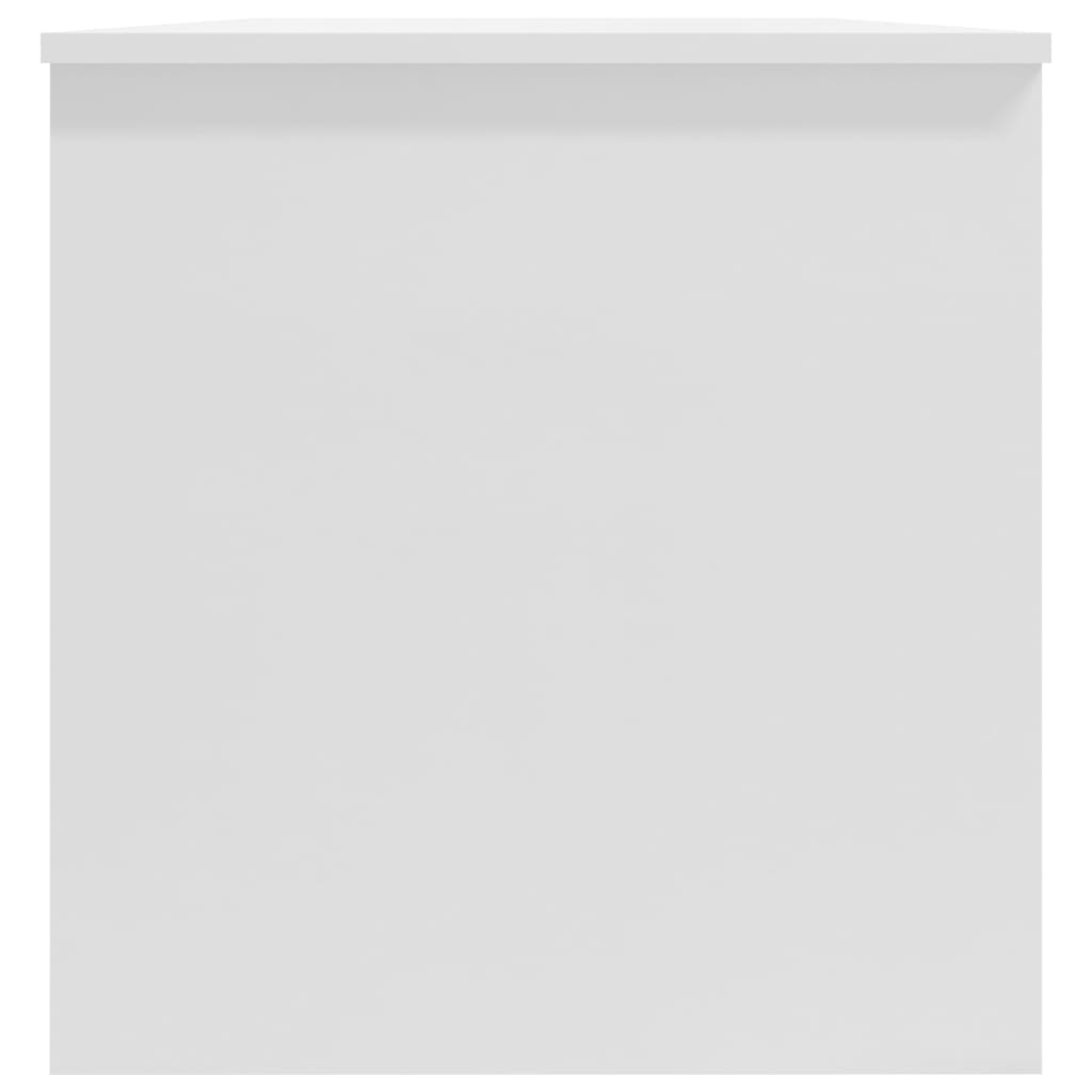 809653 vidaXL Coffee Table High Gloss White 102x50x52,5 cm Engineered Wood