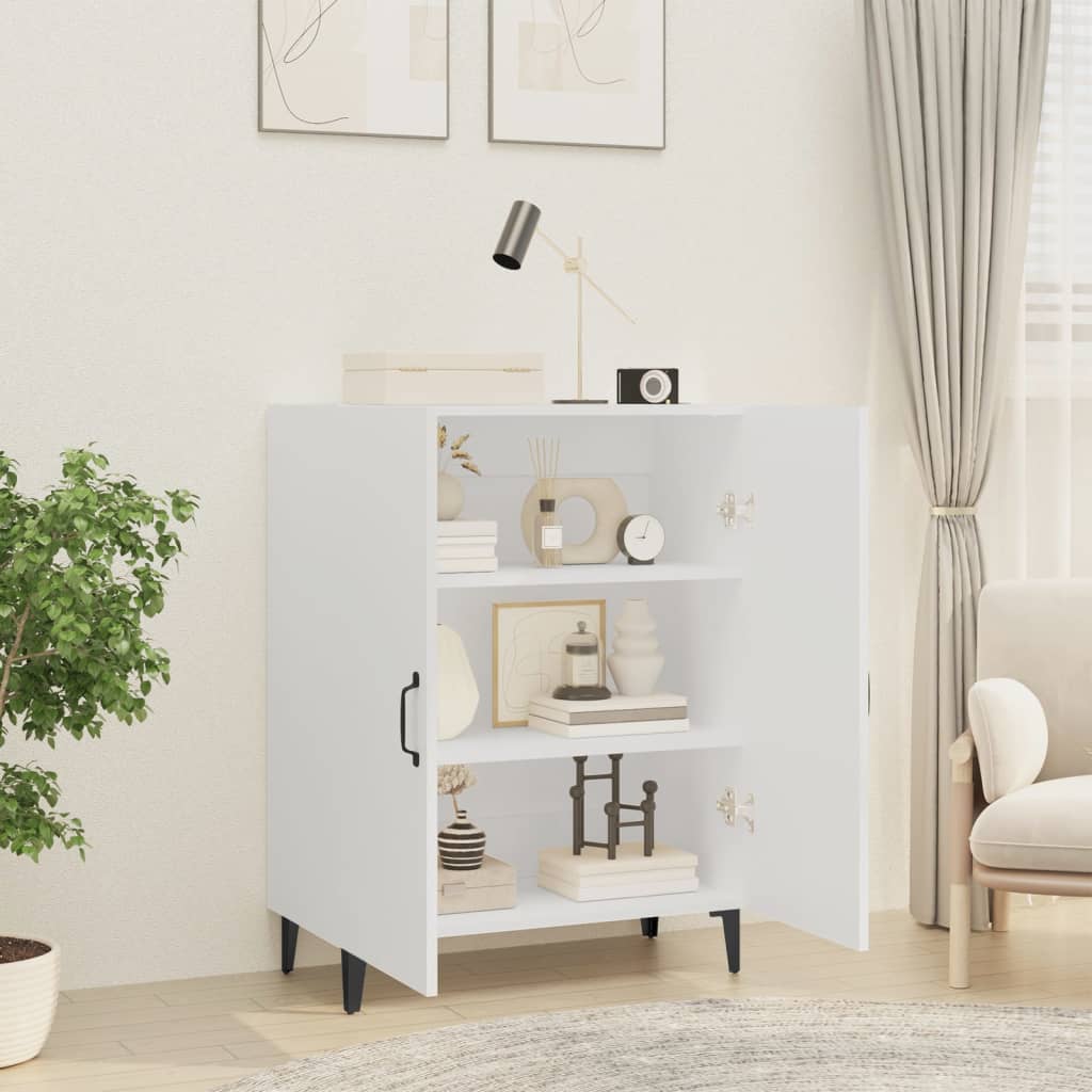 Modern Wooden 2 Door Home Sideboard Storage Cabinet Wood Dining Room Unit