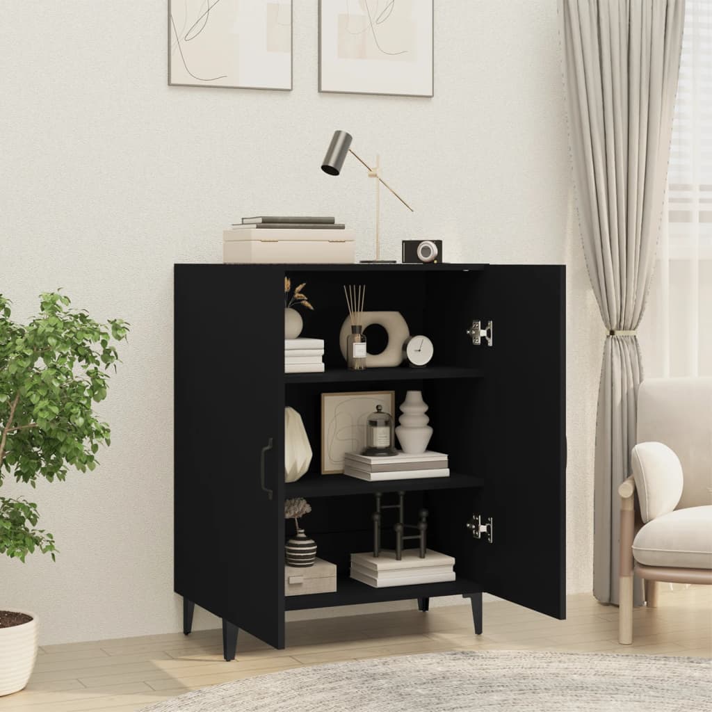 Modern Wooden 2 Door Home Sideboard Storage Cabinet Wood Dining Room Unit