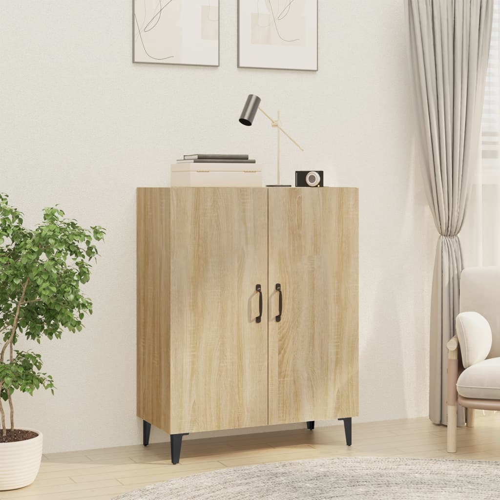 Modern Wooden 2 Door Home Sideboard Storage Cabinet Wood Dining Room Unit