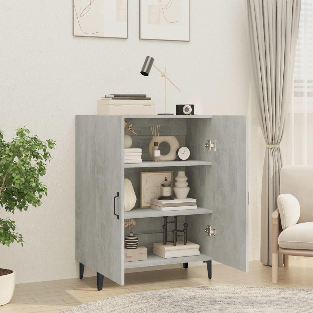 Modern Wooden 2 Door Home Sideboard Storage Cabinet Wood Dining Room Unit