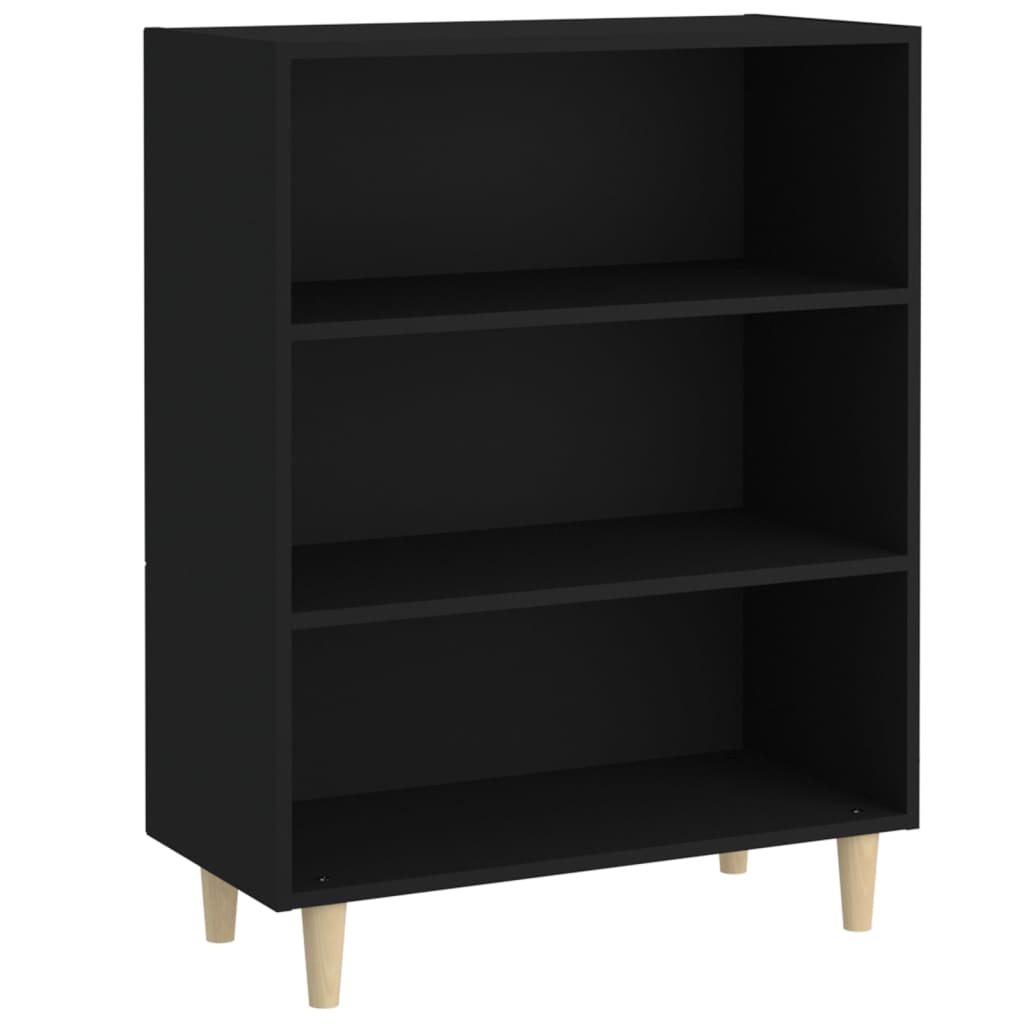 Sideboard Black 69.5x32.5x90 cm Engineered Wood