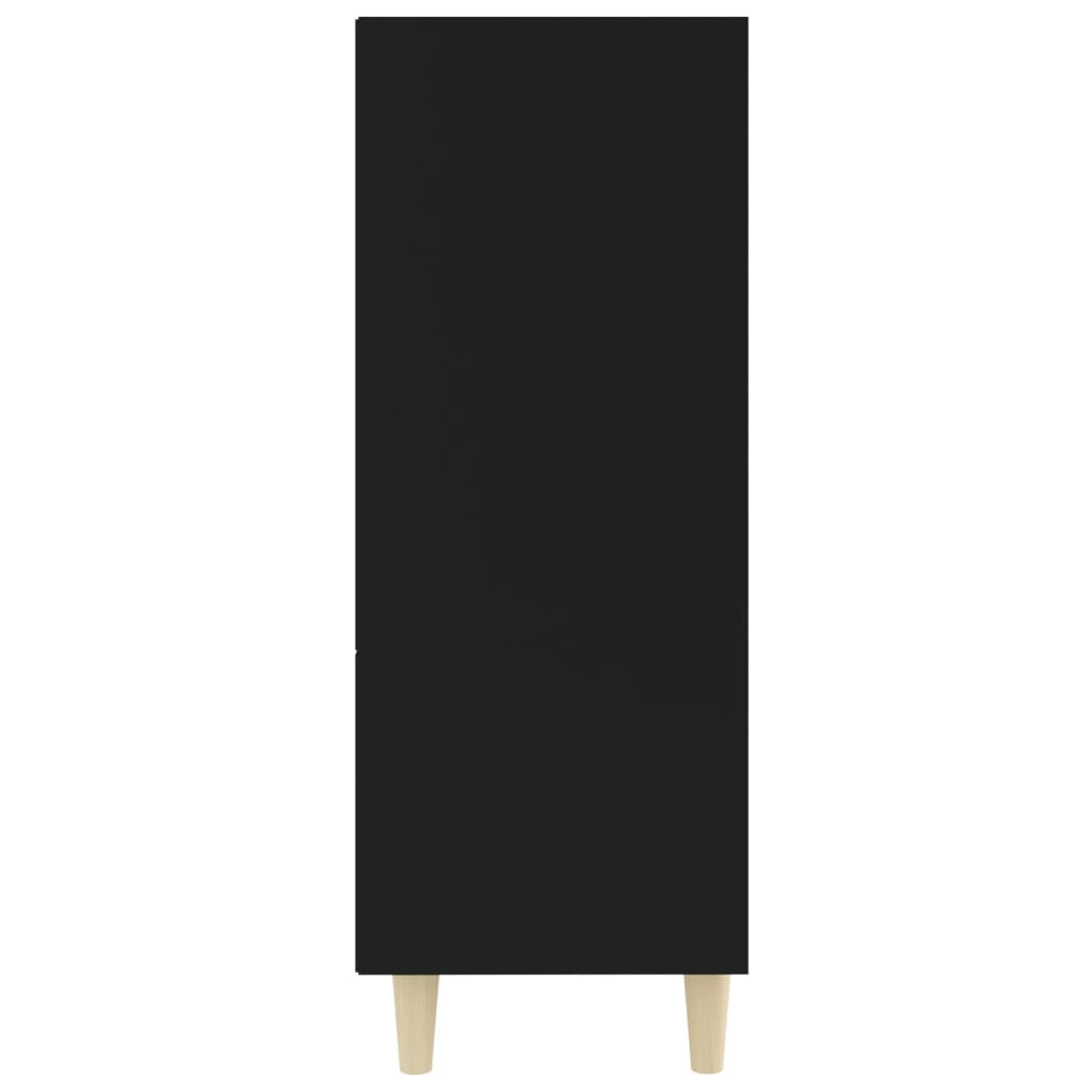 Sideboard Black 69.5x32.5x90 cm Engineered Wood