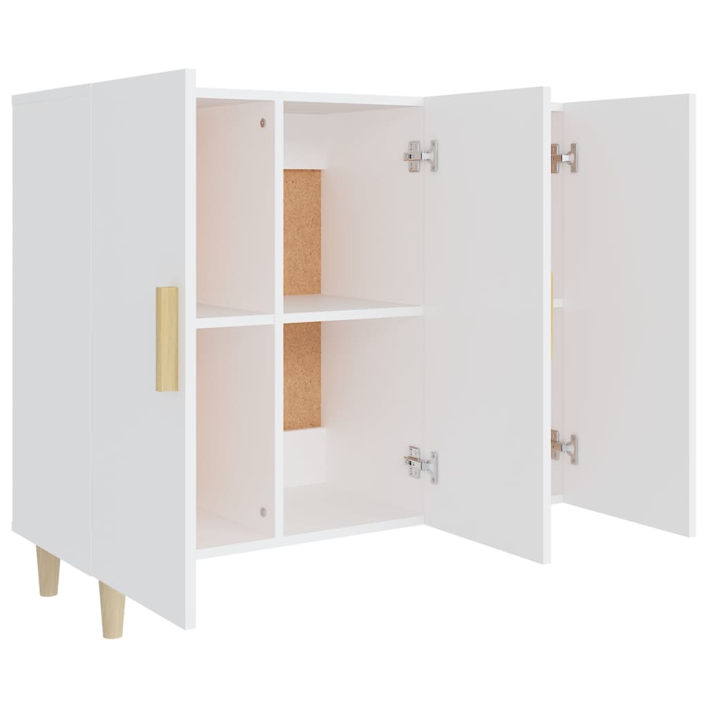 Modern Wooden 3 Door Home Sideboard Storage Cabinet Dining Room Wood Unit