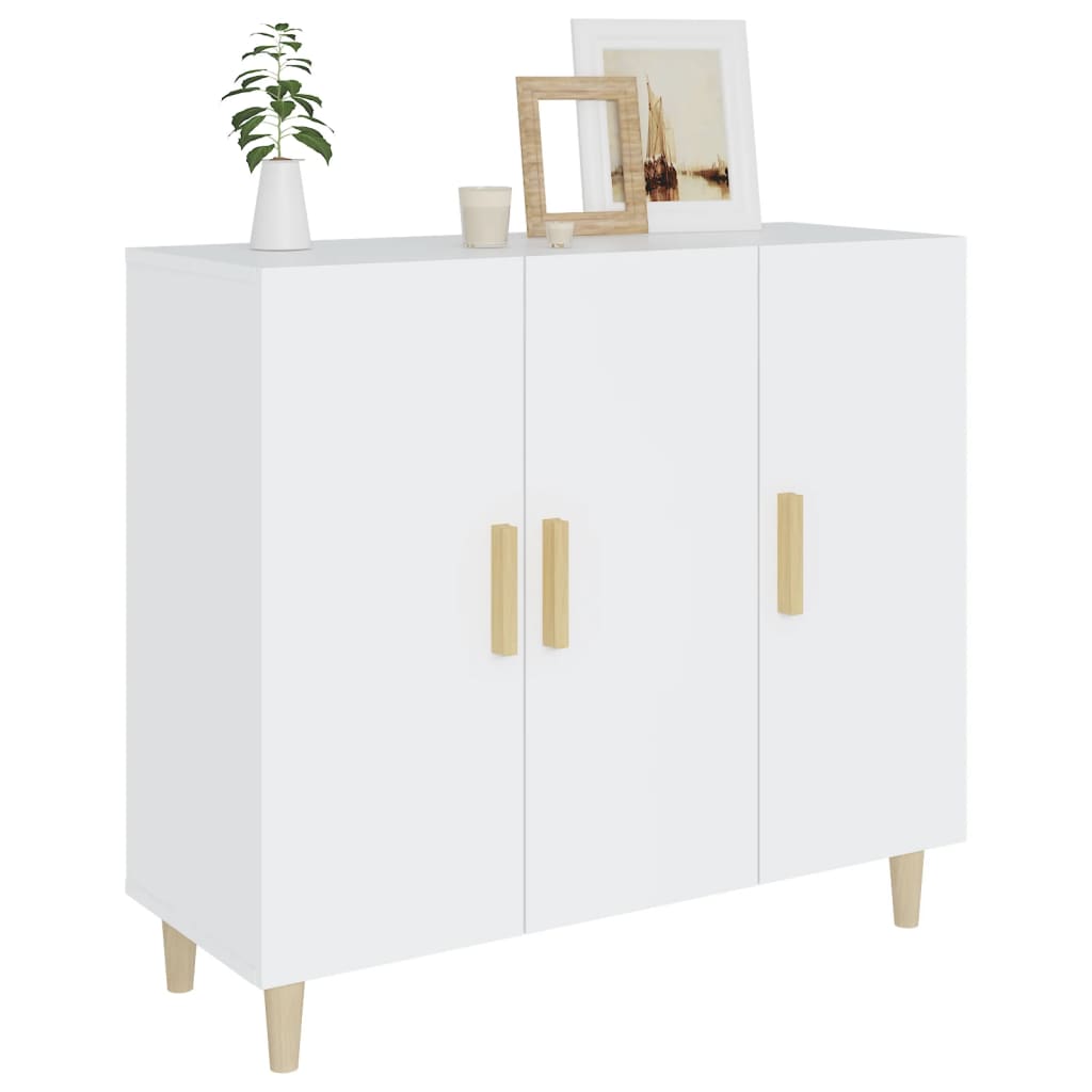 Modern Wooden 3 Door Home Sideboard Storage Cabinet Dining Room Wood Unit