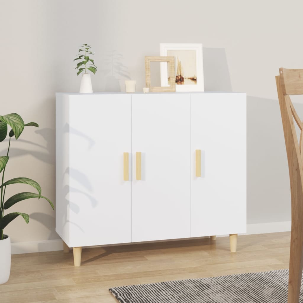 Modern Wooden 3 Door Home Sideboard Storage Cabinet Dining Room Wood Unit