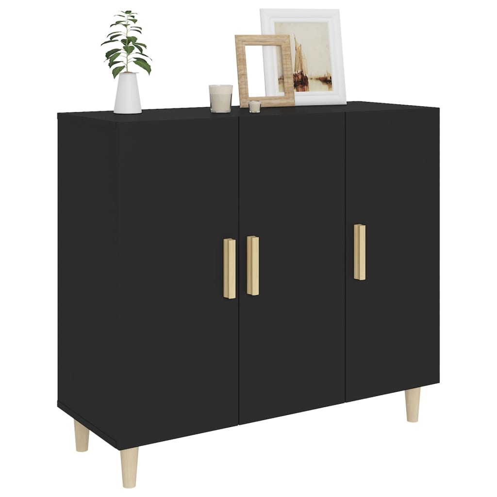 Modern Wooden 3 Door Home Sideboard Storage Cabinet Dining Room Wood Unit