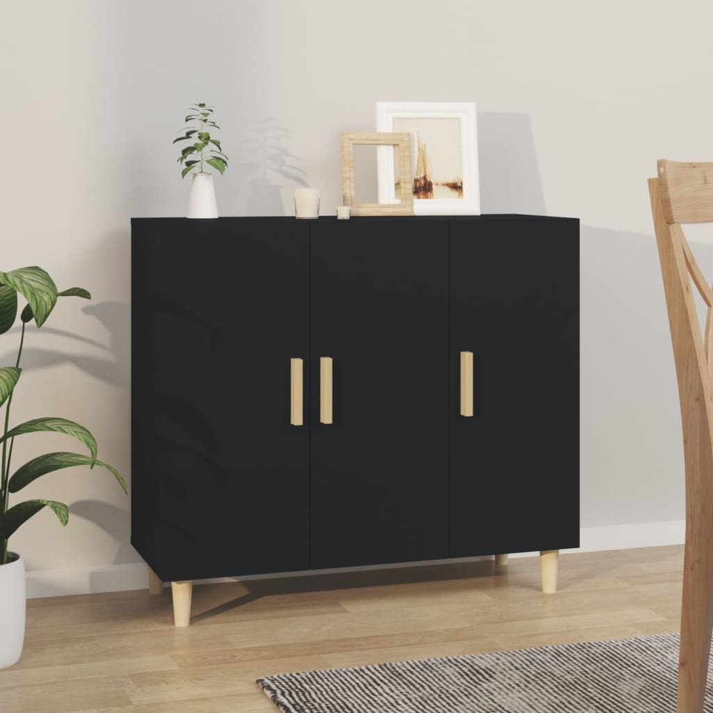 Modern Wooden 3 Door Home Sideboard Storage Cabinet Dining Room Wood Unit