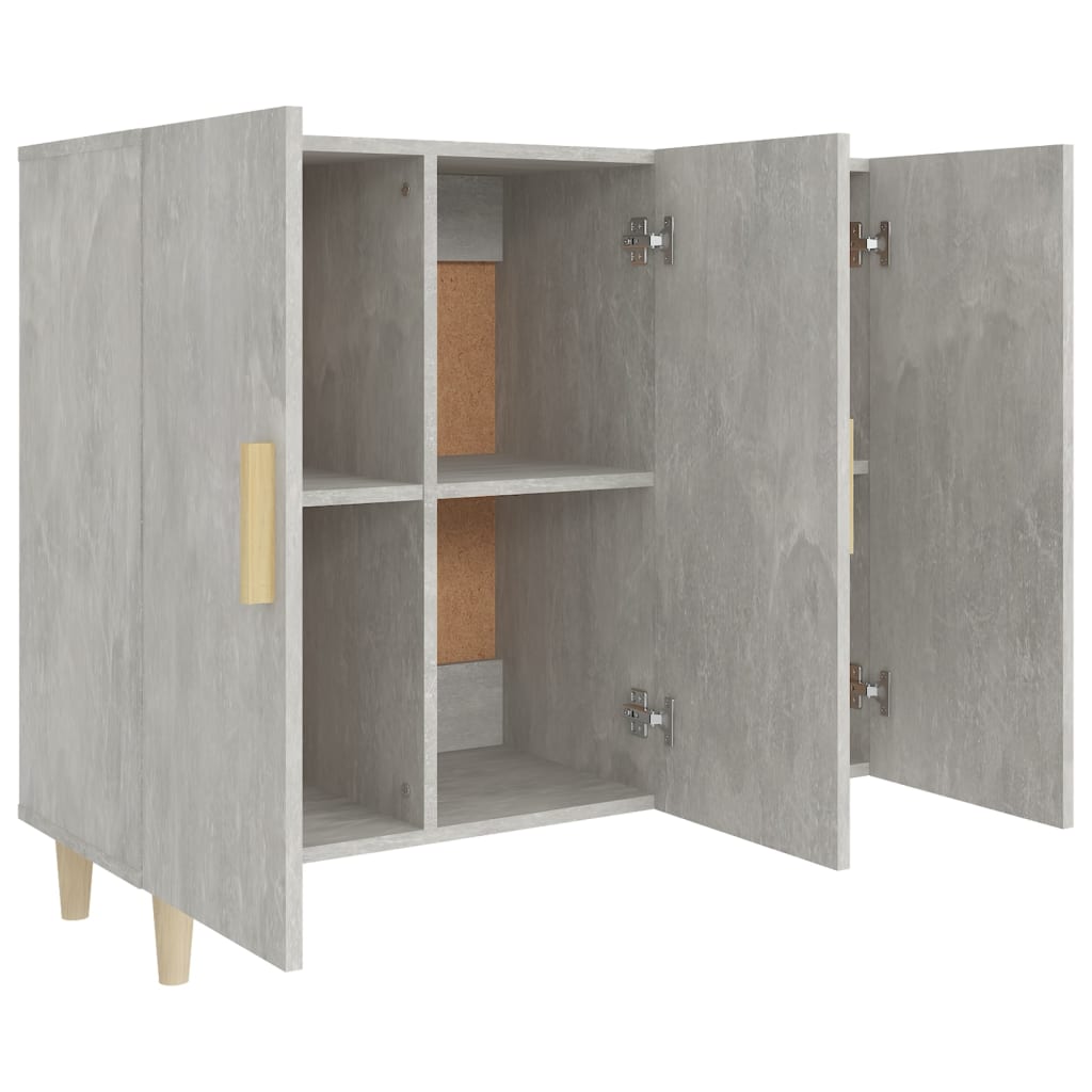 Modern Wooden 3 Door Home Sideboard Storage Cabinet Dining Room Wood Unit