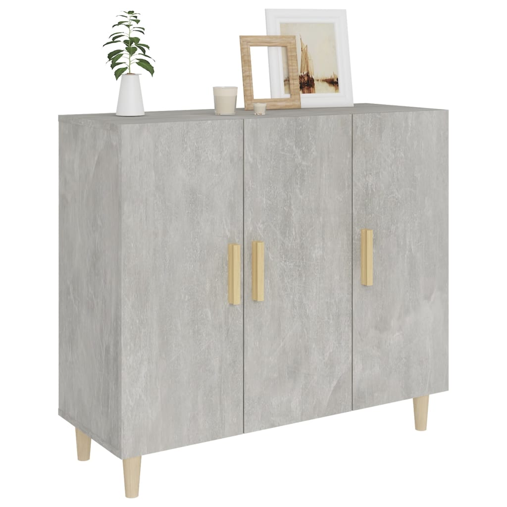 Modern Wooden 3 Door Home Sideboard Storage Cabinet Dining Room Wood Unit