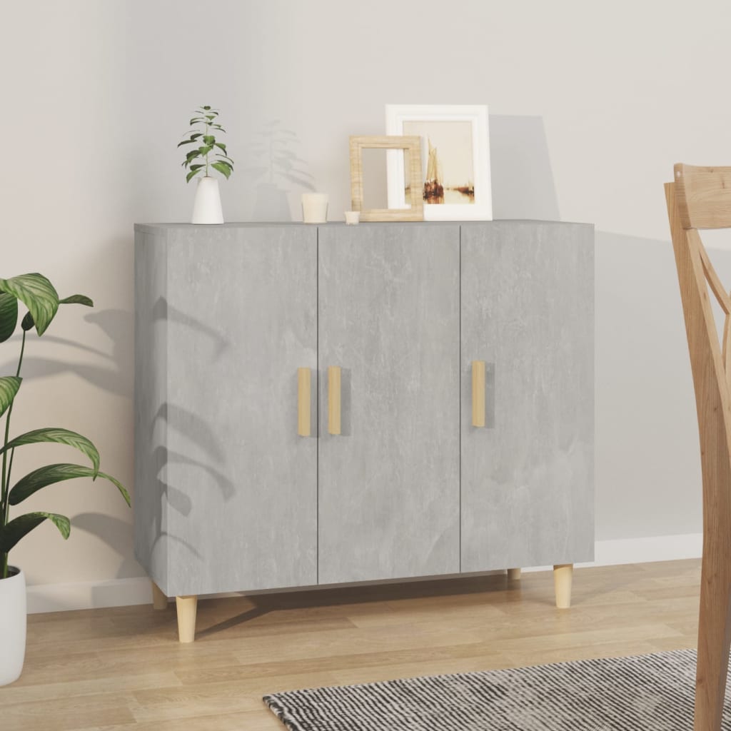 Modern Wooden 3 Door Home Sideboard Storage Cabinet Dining Room Wood Unit