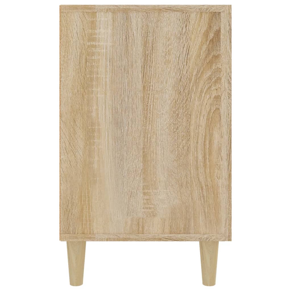 Modern Wooden Sideboard Storage Cabinet Unit With 2 Doors & 2 Drawers Wood