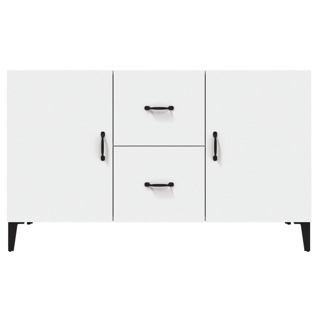 Sideboard White 100x36x60 cm Engineered Wood