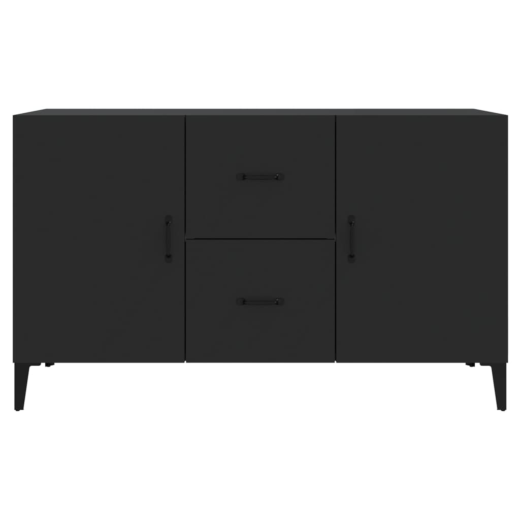 Modern Wooden Sideboard Storage Cabinet Unit With 2 Doors & 2 Drawers Wood