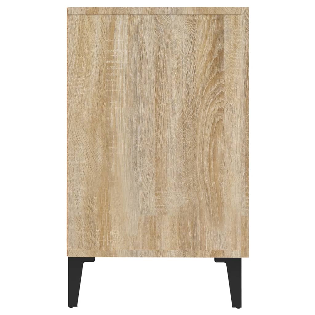 Modern Wooden Sideboard Storage Cabinet Unit With 2 Doors & 2 Drawers Wood
