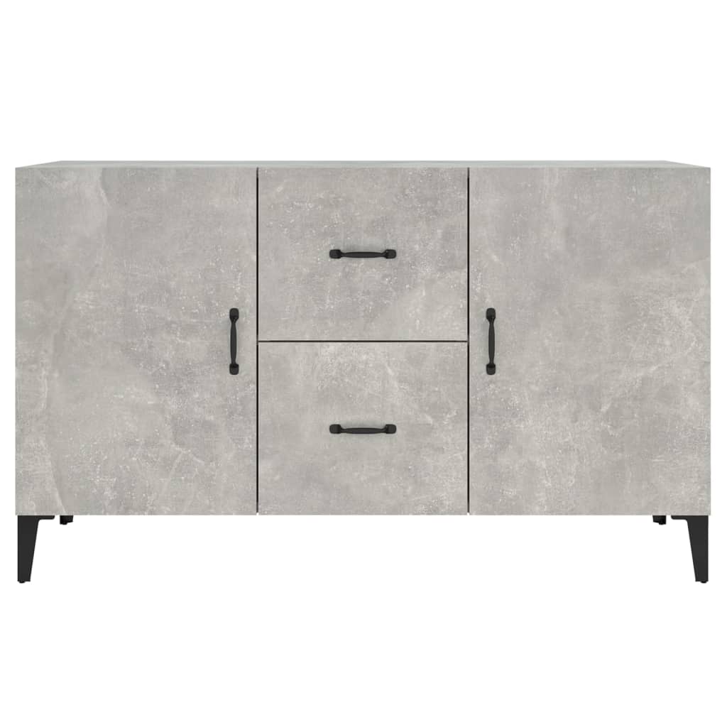 Modern Wooden Sideboard Storage Cabinet Unit With 2 Doors & 2 Drawers Wood